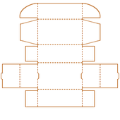 Rock End Tray with Locking Cover Blank