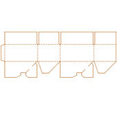 Self-Erecting Six Corner Tray Blank
