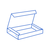 1-Piece Beers Cake Folding Carton