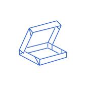 1-Piece 4-Corner or 6-Corner Glued Folding Carton