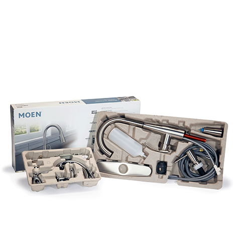 Molded Fiber Protective Packaging Faucet
