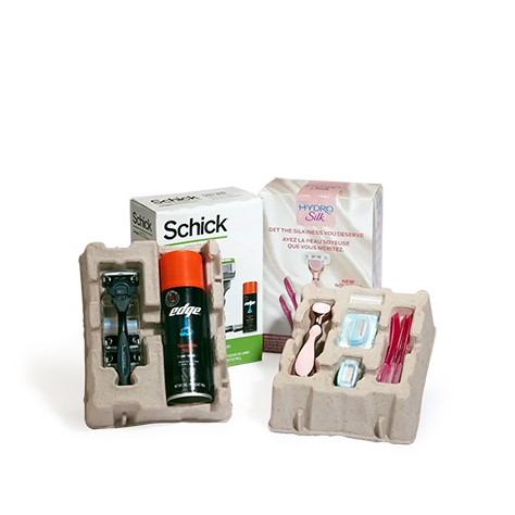 Molded Fiber Protective Packaging Razors