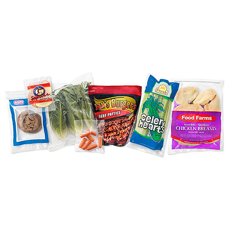 Roll Bags with Bagged Food